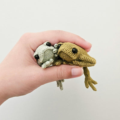 Little Realistic Frog Crochet Pattern